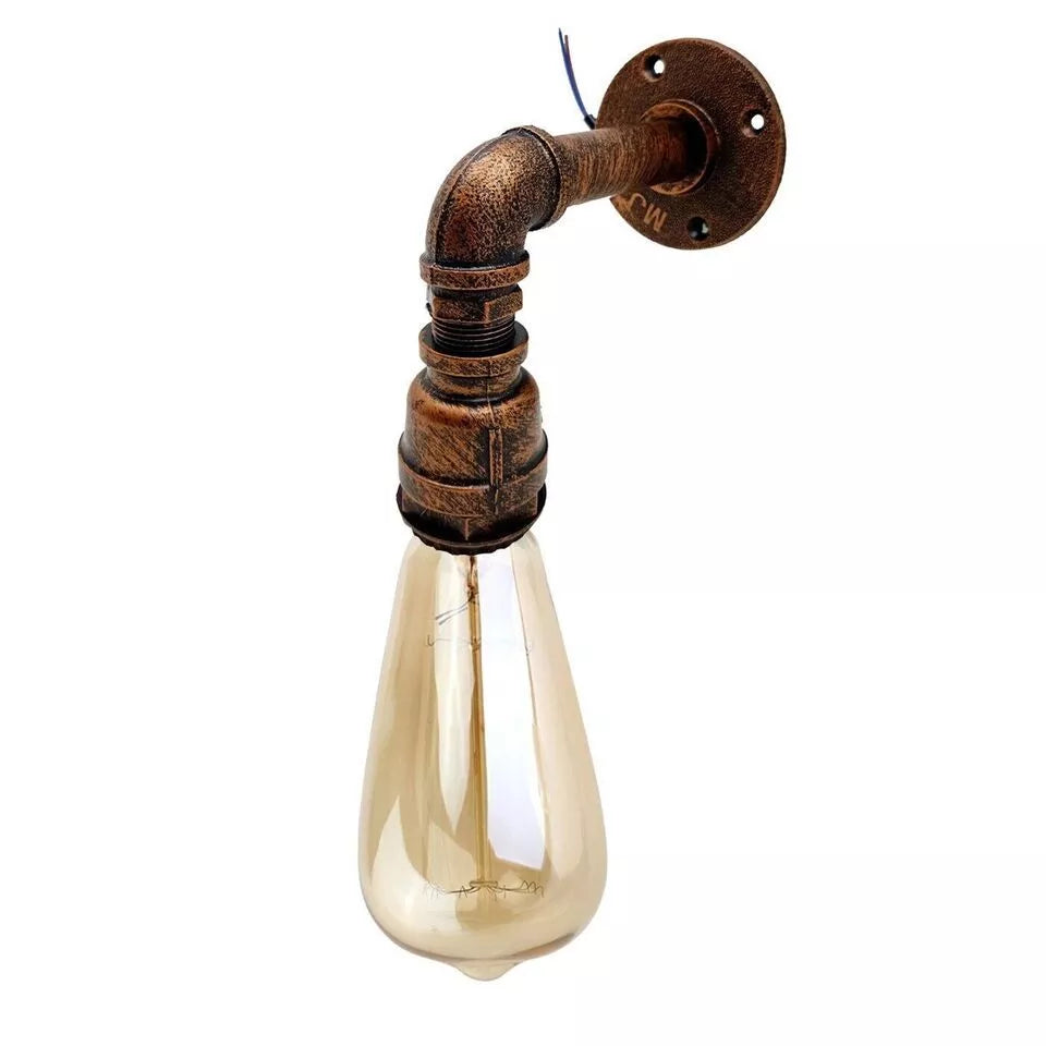 Retro Steam Punk Water Pipe Wall Sconce Wall Lamp