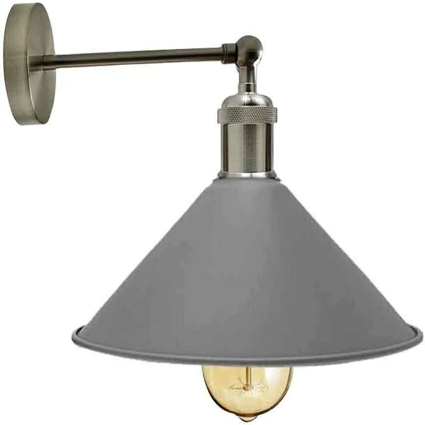 Industrial Bell Shaped Wall Light Timeless Style