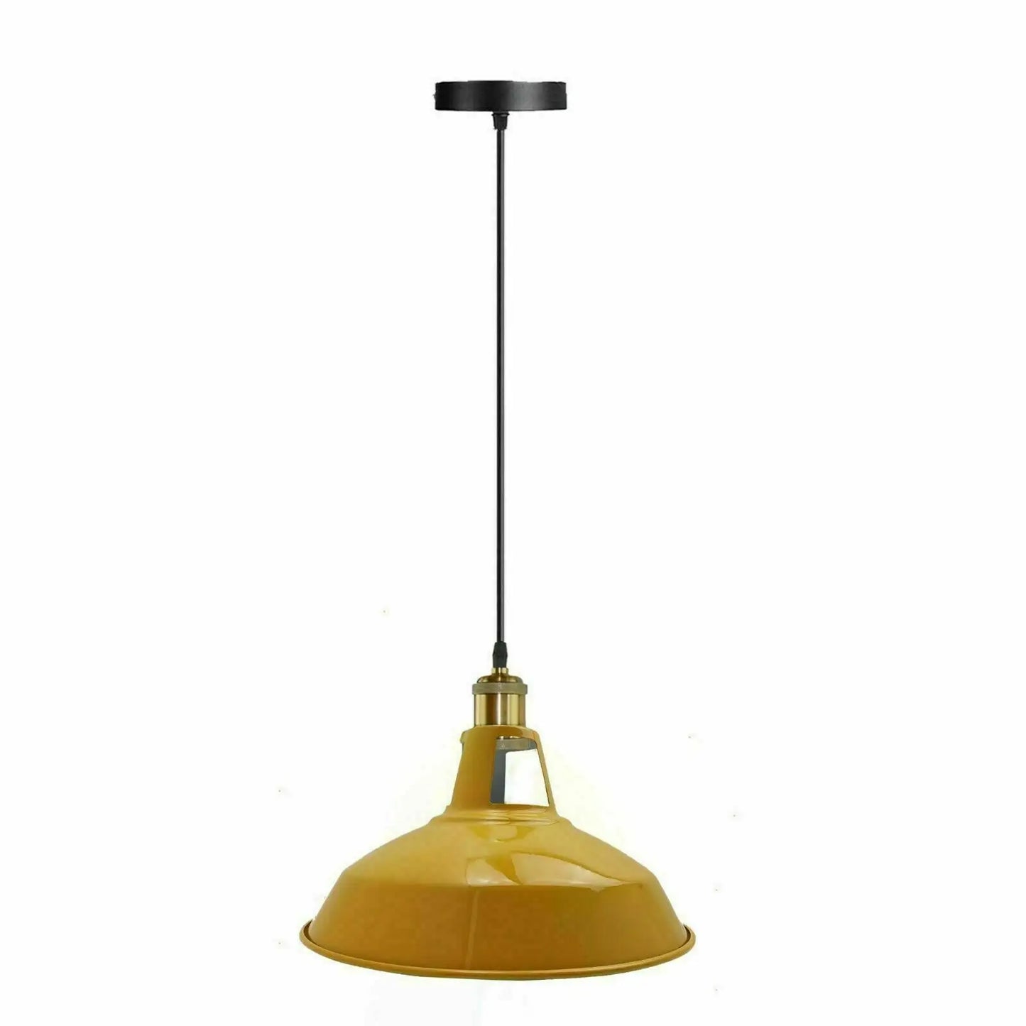 Vintage Metal Single Head E27 Adjustable Hanging Pendant Light