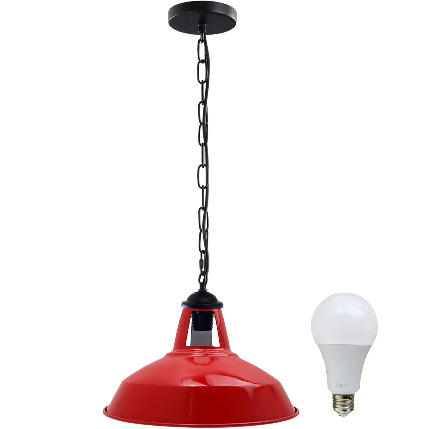 Modern Industrial Pendant Light   Slotted Metal Design with Adjustable Wire and Chain