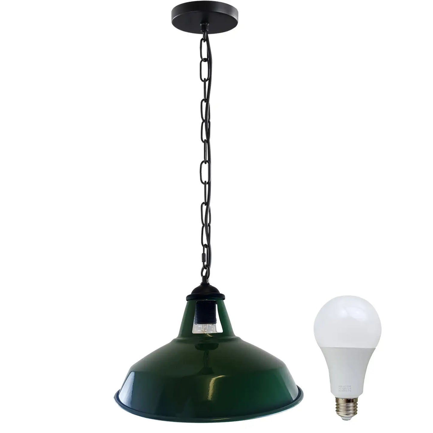 Modern Industrial Pendant Light   Slotted Metal Design with Adjustable Wire and Chain