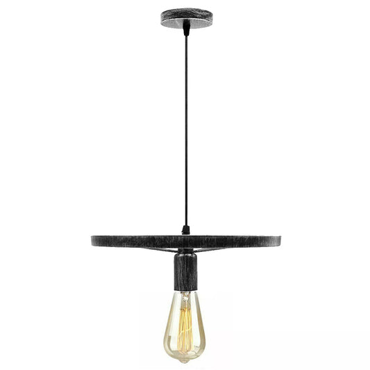 Modern Industrial Retro Pendant Lamp Ceiling Light Wheel Light