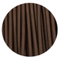 2 core Round Vintage Braided Fabric Dark Brown Cable Flex 0.75mm