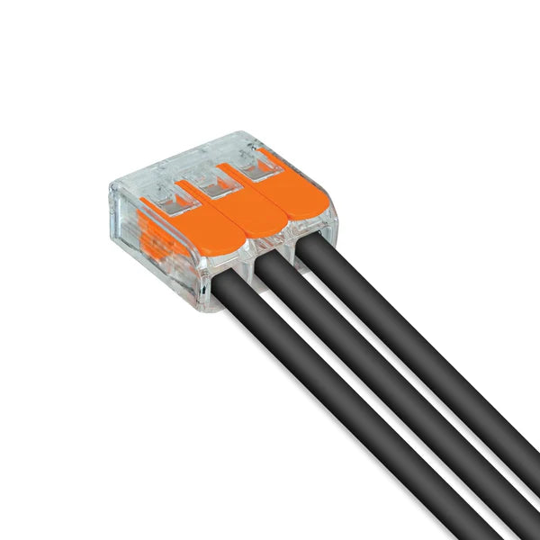 2/3/5 Way Reusable Spring Lever Terminal Block Electrical Wire connector