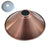 Electro Plating Vintage 22 x 10cm Cone Light Shades Metal Easy Fit Ceiling Pendant Hanging Wall Lampshade
