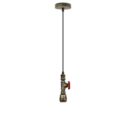 Vintage Industrial Hanging Metal Ceiling Pendant  Adjustable Cable For Living Kitchen Restaurant.