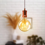 Edison E27 Light Bulb Holder Metal Screw Cap Industrial Lamp Antique Style