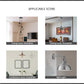 115mm Lighting Fixture Plate Bracket Fitting Accessories Set