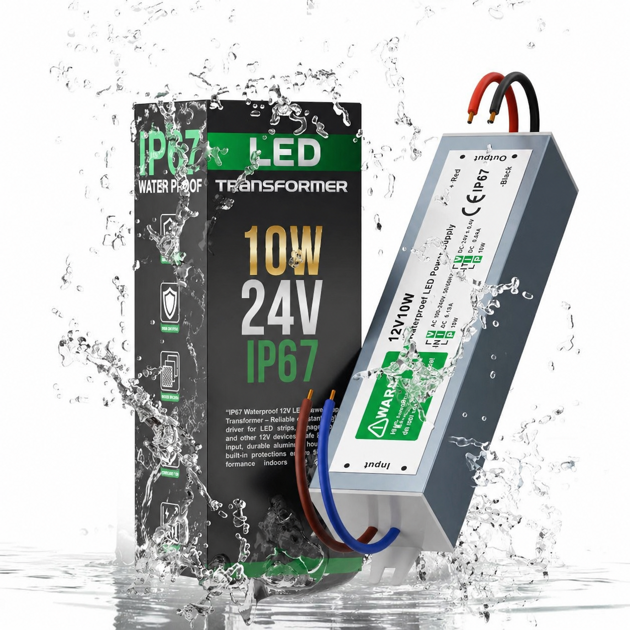 Waterproof 24V DC LED Driver IP67 Power Supply