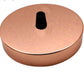 100mm x 20mm Side Fiting Single Outlet Electro plating Ceiling Rose