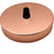 100mm x 20mm Side Fiting Single Outlet Electro plating Ceiling Rose