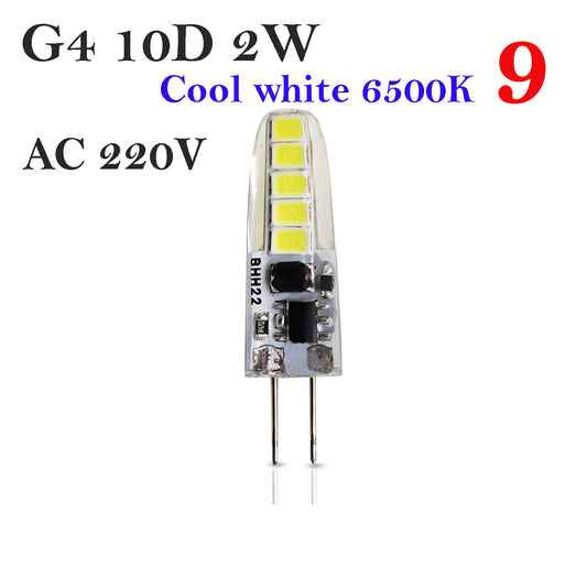 G4 Diode Cool White 2W D10 AC 220V