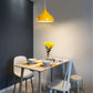 Single Head Dome Shade Hanging Macaron Pendant Light