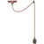 Vintage Metal E27 Spider Pendant Hanging Light Fixtures