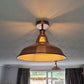 Modern E27 Metal shade Semi Flush Mount Ceiling Light Fitting