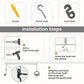 E27 Plug-in Hanging Pendant Light Fixture White | No Wiring Required Portable Lamp