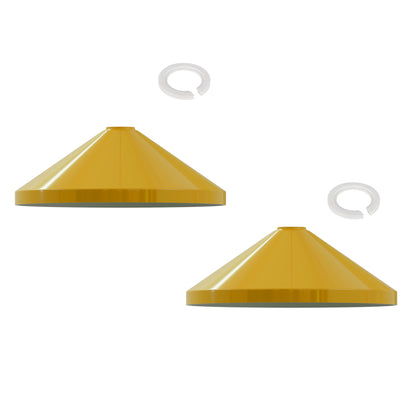 33.5cm Metal Cone Pendant Lampshade – Retro E27 Shade
