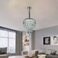 Vintage Crystal Chandelier Glass Round Ceiling Lights Hanging Pendant Light E14