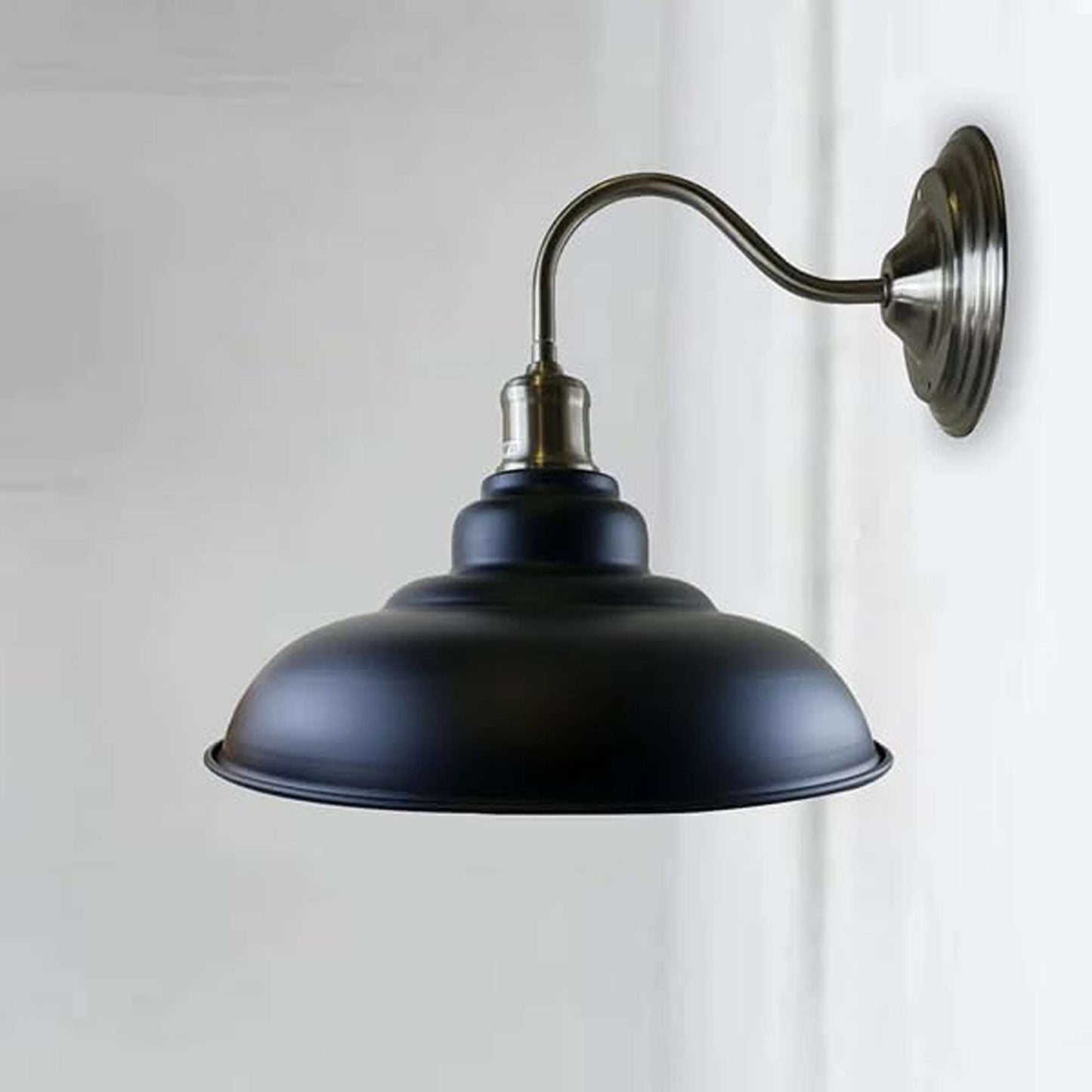 Modern Industrial Indoor Wall Light Fitting Painted Metal Lounge Lamp