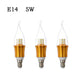 E14 Base Candle Bulb Flame Tip For Chandelier Light