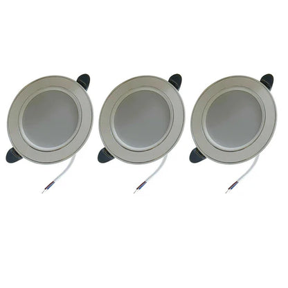Simple LED Spot Panel Down lights Recessed Round Ceiling Border Lighting 5W Cool White Indoor Lighting