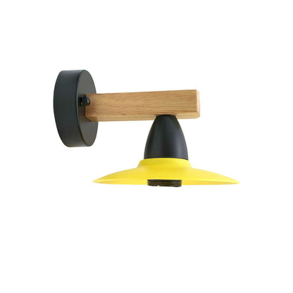 Modern Industrial Vintage Retro Wood Sconces Wall Lights Lamp Fitting Fixture