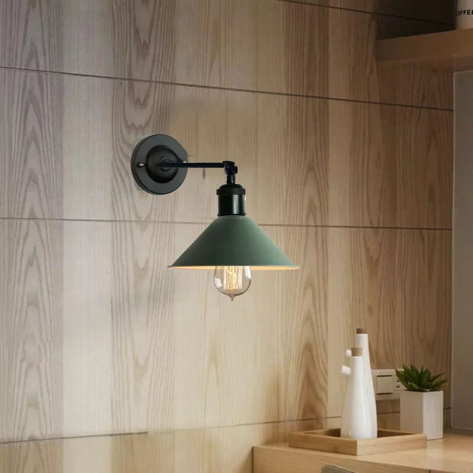 Industrial Bell Shaped Wall Light Timeless Style