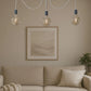 3-Way Spider Pendant Light – E27 Cage Shade Industrial Ceiling Light