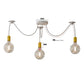 3-Way Spider Pendant Light – E27 Cage Shade Industrial Ceiling Light