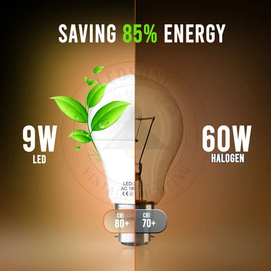 15W B22 Screw LED Light GLS bulbs, Energy Saving Edison Cool White 6000K non dimmable lights
