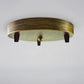 Multi-outlet side fitting ceiling rose, 3-way outlet five colors