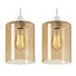 glass lampshades ceiling light