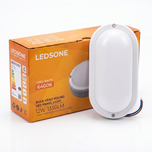 led 9w/12w rated light ip44