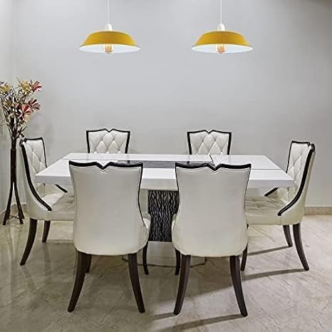 Industrial Metal Pendant Lampshade – Vintage Concrete-Effect Ceiling Shade