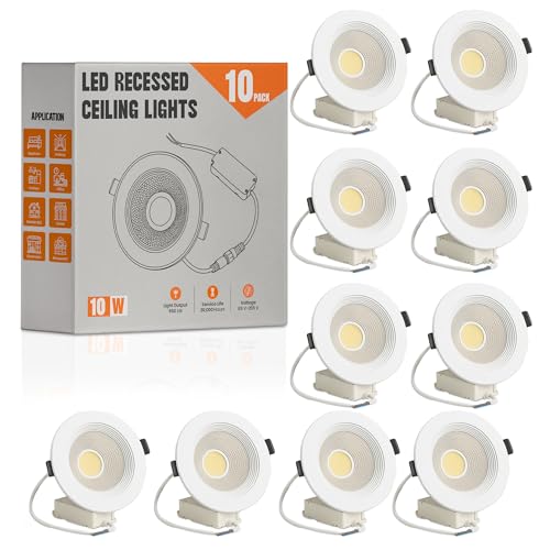10W LED Recessed Ceiling Downlights Cool White