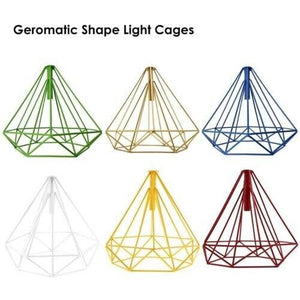 cage light fitting decor metal