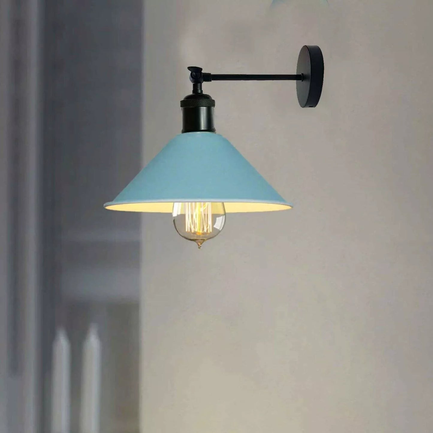 Industrial Bell Shaped Wall Light Timeless Style