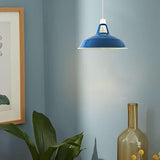 Retro Barn Light Shades: Vintage Top Hole, Easy-Fit Pendant Lampshades