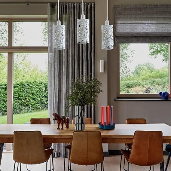 Modern multi Colour Metal Lampshade Retro Style Shade Pendant