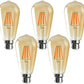 ST64 B22 8W Vintage LED Filament Bulb – Dimmable Bayonet
