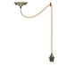 Vintage Metal E27 Spider Pendant Hanging Light Fixtures