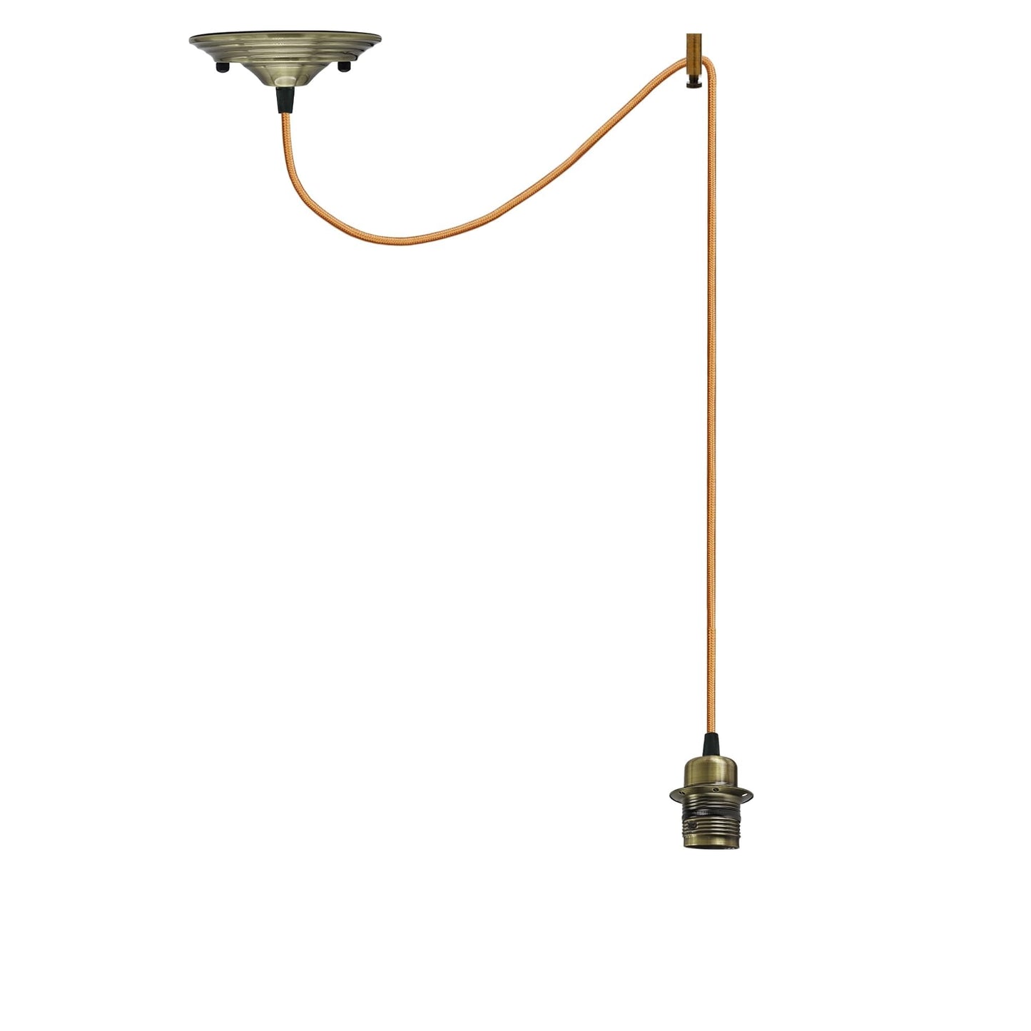 Vintage Metal E27 Spider Pendant Hanging Light Fixtures