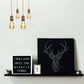 Vintage E27 Brass Lamp Holder with 1m Black Fabric Cable — Pendant Light Kit ~1704