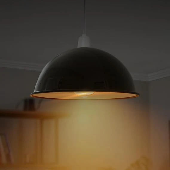 Modern Dome Metal Pendant Light Lampshade 40cm