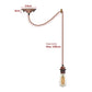 Vintage Metal E27 Spider Pendant Hanging Light Fixtures