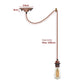 Vintage Metal E27 Spider Pendant Hanging Light Fixtures
