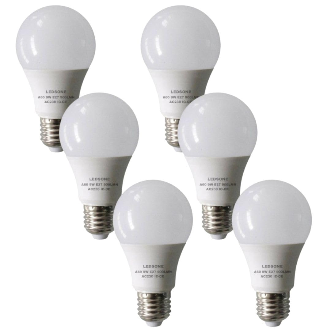9W E27 A60 GLS LED Bulb – 806lm 6400K Cool White