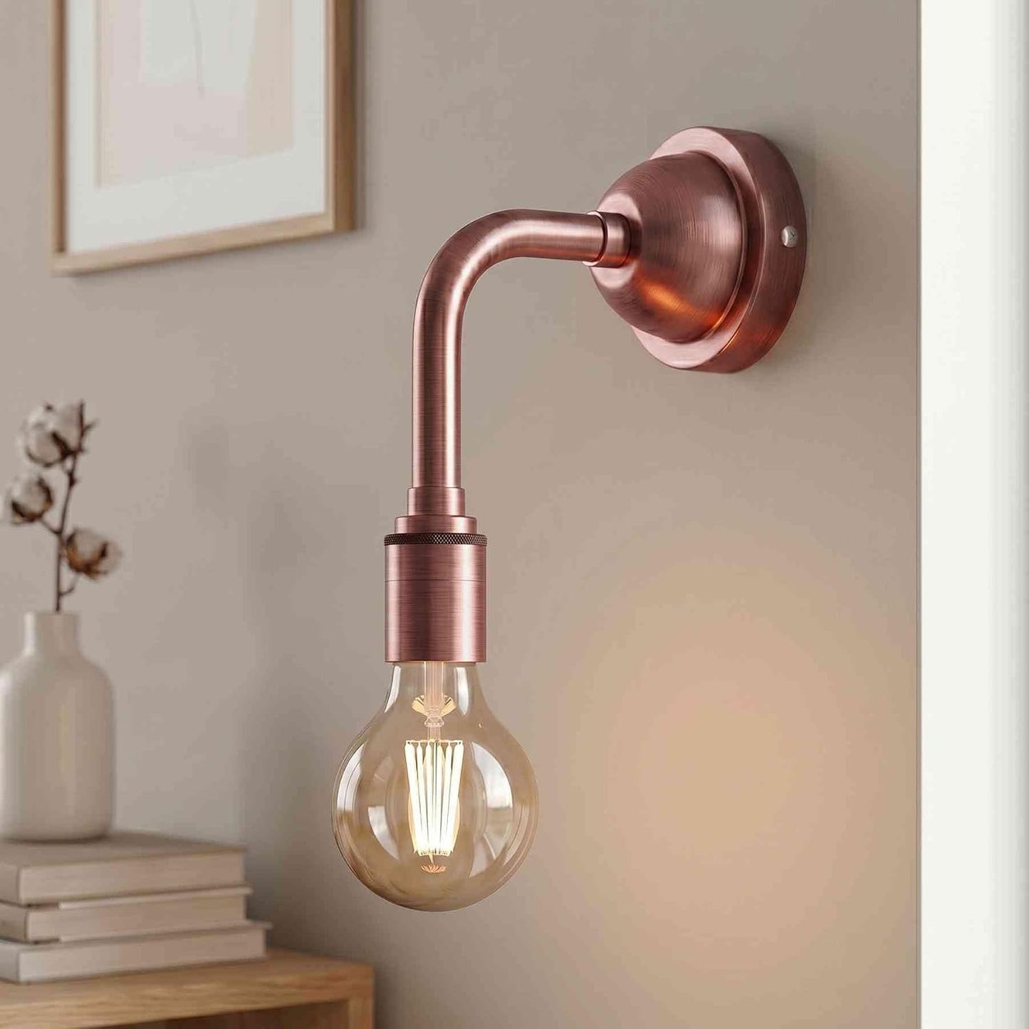 Vintage G95 Dimmable E27 8W Bulb Globe Screw Light Bulb