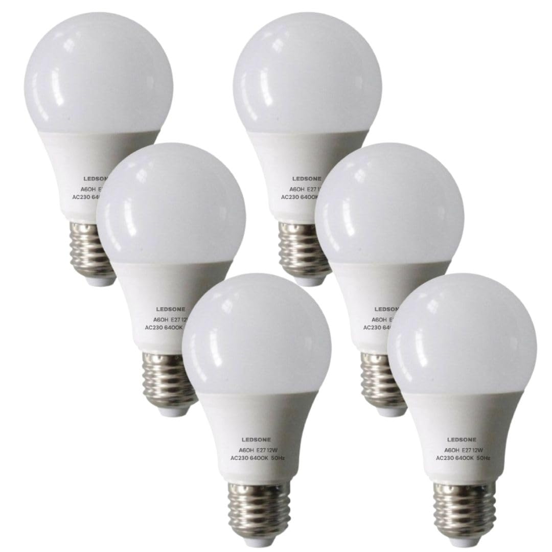12W E27 A60 GLS LED Bulb – 1160lm 6400K Cool White