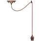 Vintage Metal E27 Spider Pendant Hanging Light Fixtures